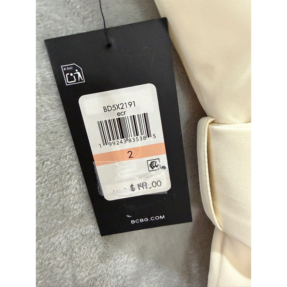 NWT BCBG Women's Iconic Stretch Sleeveless Romper 2 $149 - Picture 14 of 16
